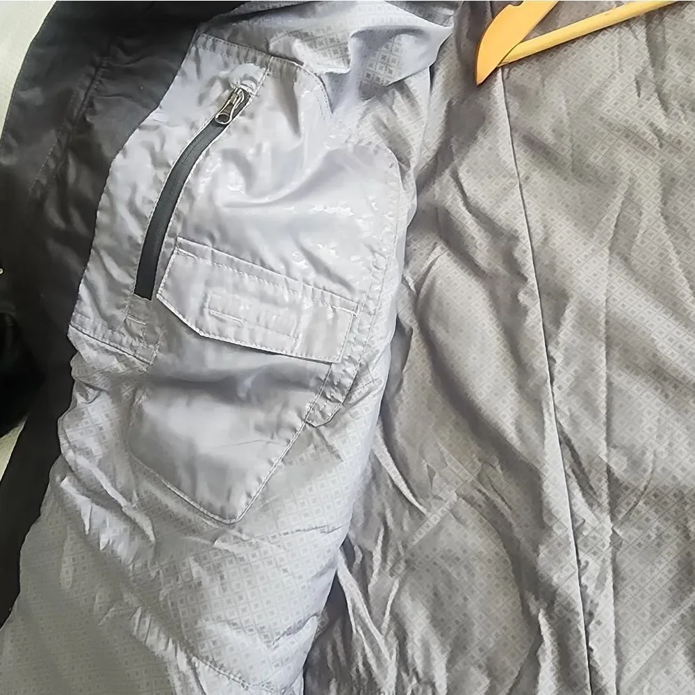 SIMS Snowboarding Black Jacket with Fur Hood
